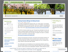 Tablet Screenshot of materialsojourn.wordpress.com