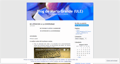 Desktop Screenshot of mariogrande.wordpress.com