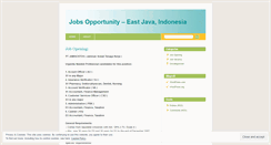 Desktop Screenshot of jobsindo.wordpress.com
