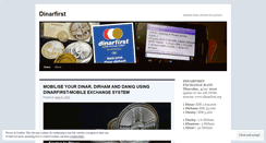 Desktop Screenshot of dinarfirsttoday.wordpress.com