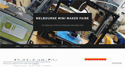 Desktop Screenshot of makerfairemelbourne.wordpress.com