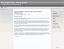 Tablet Screenshot of kamyabinet.wordpress.com