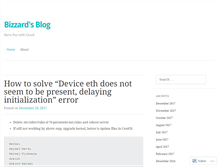 Tablet Screenshot of bizzard2000.wordpress.com