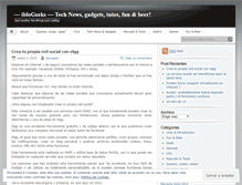 Tablet Screenshot of iblogeeks.wordpress.com