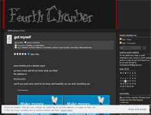 Tablet Screenshot of fourthchamber.wordpress.com