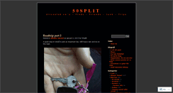 Desktop Screenshot of 50split.wordpress.com