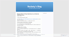 Desktop Screenshot of bockety.wordpress.com