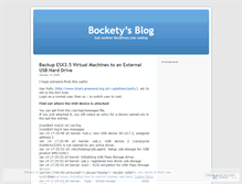 Tablet Screenshot of bockety.wordpress.com