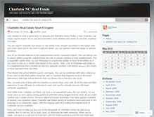 Tablet Screenshot of charlottencrealestate.wordpress.com