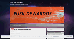 Desktop Screenshot of fusildenardos.wordpress.com