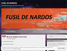 Tablet Screenshot of fusildenardos.wordpress.com