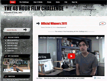 Tablet Screenshot of 48filmchallenge.wordpress.com