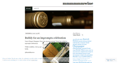 Desktop Screenshot of mmmmmmwine.wordpress.com