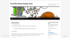 Desktop Screenshot of foodrevolutionsupperclub.wordpress.com