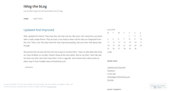 Desktop Screenshot of imog.wordpress.com