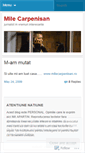 Mobile Screenshot of milecarpenisan.wordpress.com