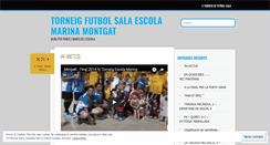 Desktop Screenshot of escolamarinamontgat.wordpress.com