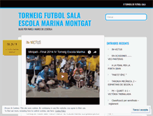 Tablet Screenshot of escolamarinamontgat.wordpress.com