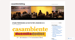 Desktop Screenshot of casambienteblog.wordpress.com