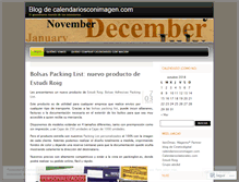 Tablet Screenshot of calendariosconimagen.wordpress.com