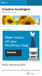 Mobile Screenshot of creativehuntington.wordpress.com