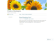 Tablet Screenshot of creativehuntington.wordpress.com