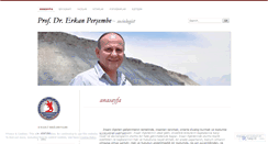 Desktop Screenshot of erkanpersembe.wordpress.com