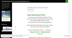 Desktop Screenshot of diaperbagorganizermurah.wordpress.com