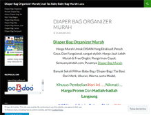 Tablet Screenshot of diaperbagorganizermurah.wordpress.com