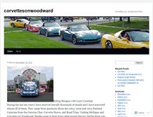 Tablet Screenshot of corvettesonwoodward.wordpress.com