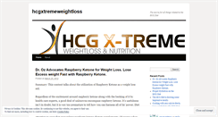 Desktop Screenshot of hcgxtremeweightloss.wordpress.com