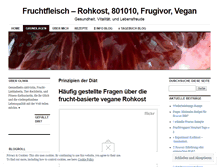 Tablet Screenshot of fruchtvegan.wordpress.com