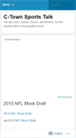 Mobile Screenshot of ctownsportstalk.wordpress.com