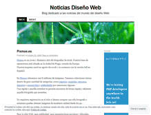 Tablet Screenshot of noticiasdisenoweb.wordpress.com