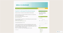 Desktop Screenshot of cincysteve.wordpress.com