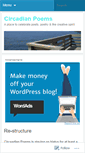 Mobile Screenshot of circadianpoems.wordpress.com