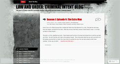 Desktop Screenshot of lnocriminalintent.wordpress.com