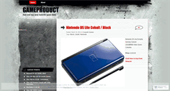 Desktop Screenshot of gameproduct.wordpress.com