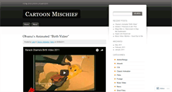 Desktop Screenshot of cartoonmischief.wordpress.com