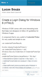 Mobile Screenshot of lucassouza1.wordpress.com
