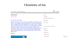 Desktop Screenshot of chemistryofjoy.wordpress.com