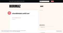 Desktop Screenshot of hormaz.wordpress.com