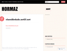 Tablet Screenshot of hormaz.wordpress.com