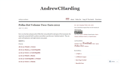 Desktop Screenshot of andrewcharding.wordpress.com
