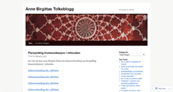 Desktop Screenshot of annebirgitta.wordpress.com