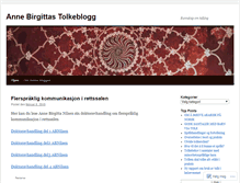 Tablet Screenshot of annebirgitta.wordpress.com