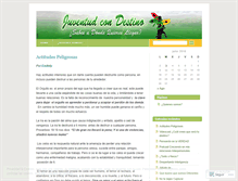 Tablet Screenshot of juventudcondestino.wordpress.com