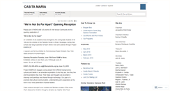 Desktop Screenshot of casitamariacenterforartsandeducation.wordpress.com