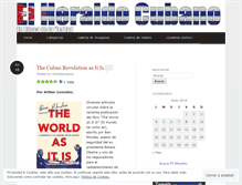 Tablet Screenshot of heraldocubano.wordpress.com