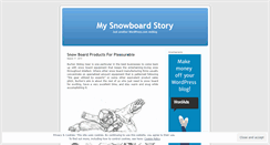 Desktop Screenshot of mysnowboardstory.wordpress.com